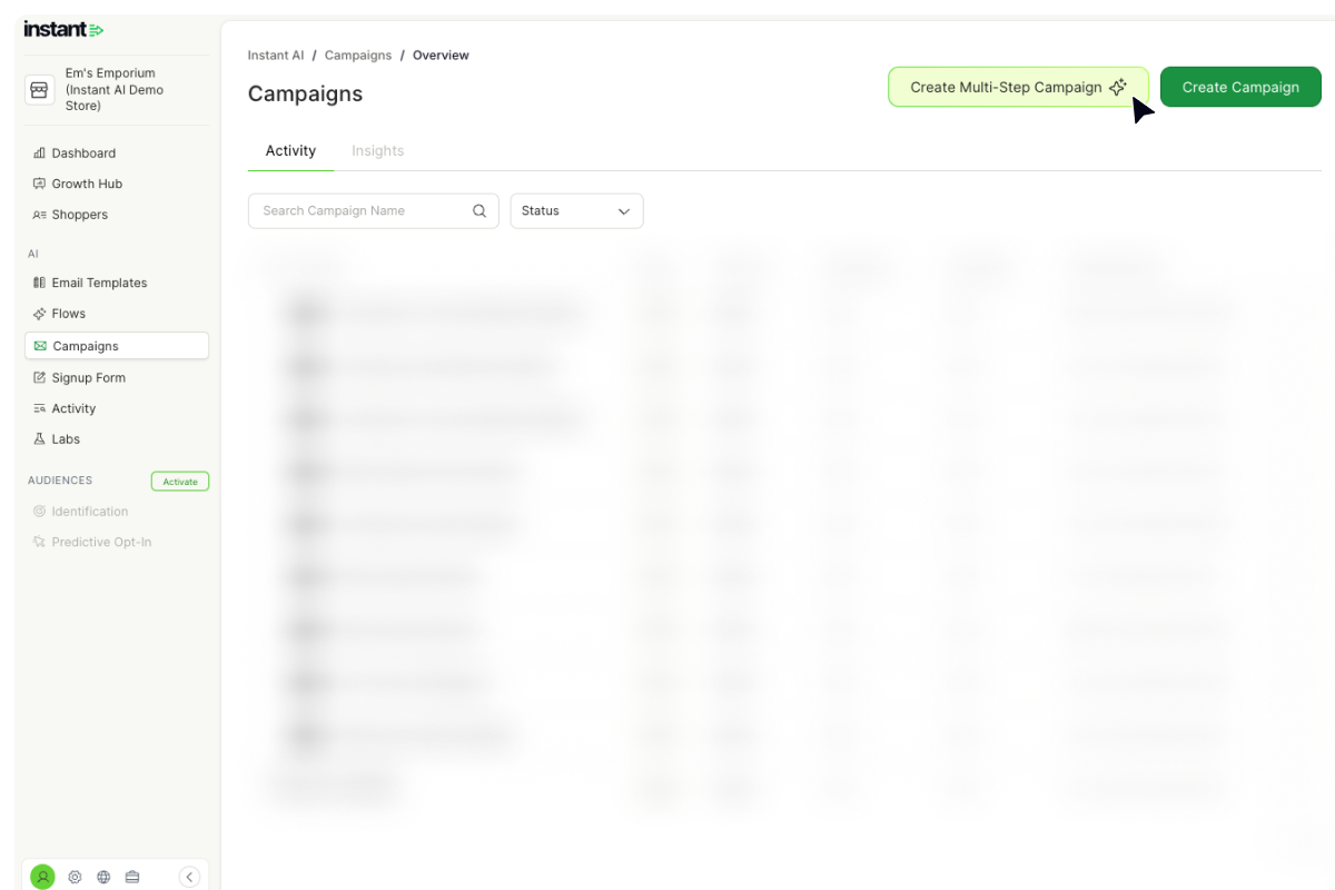Campaigns - Step 2
