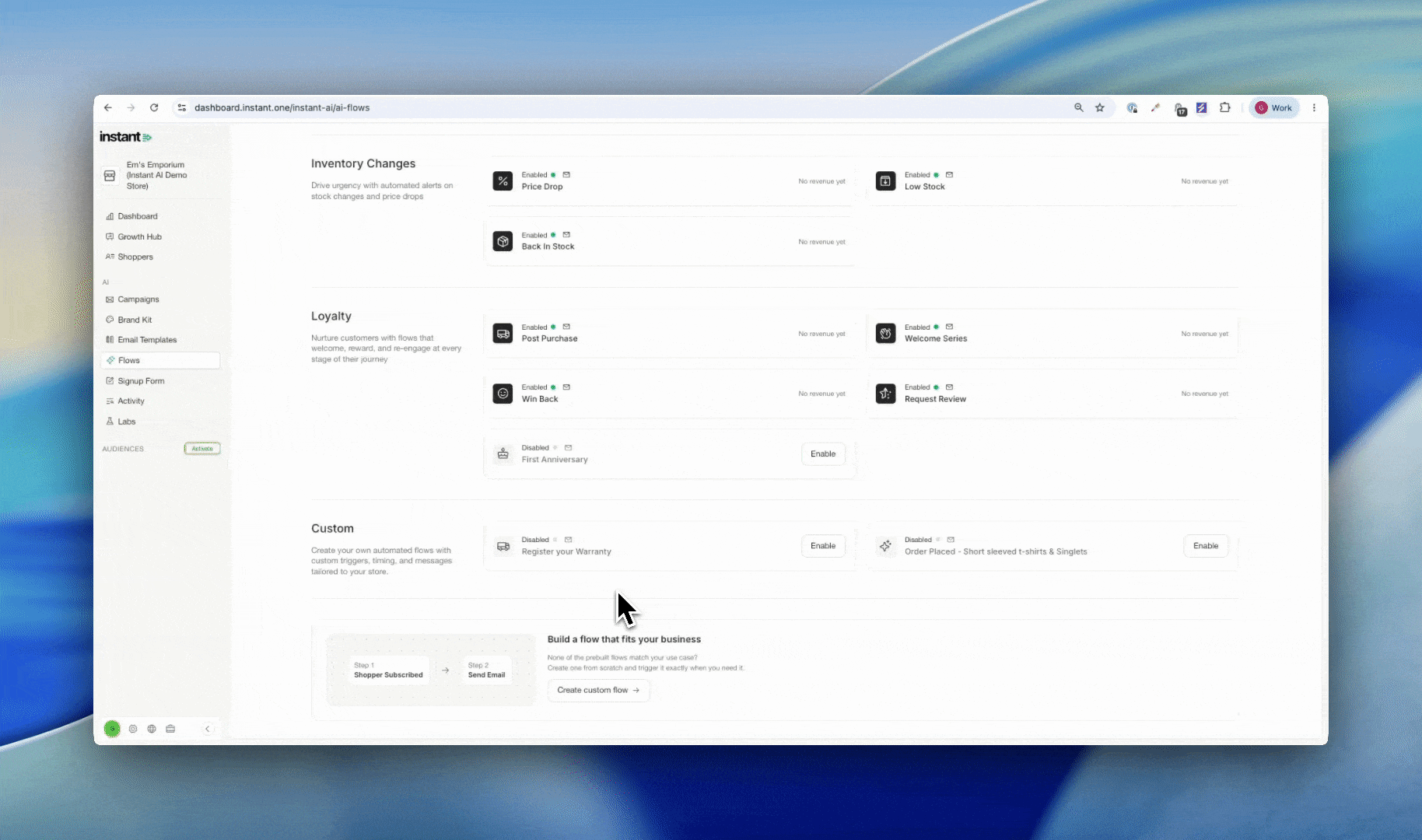 Custom flow from Shopify tag