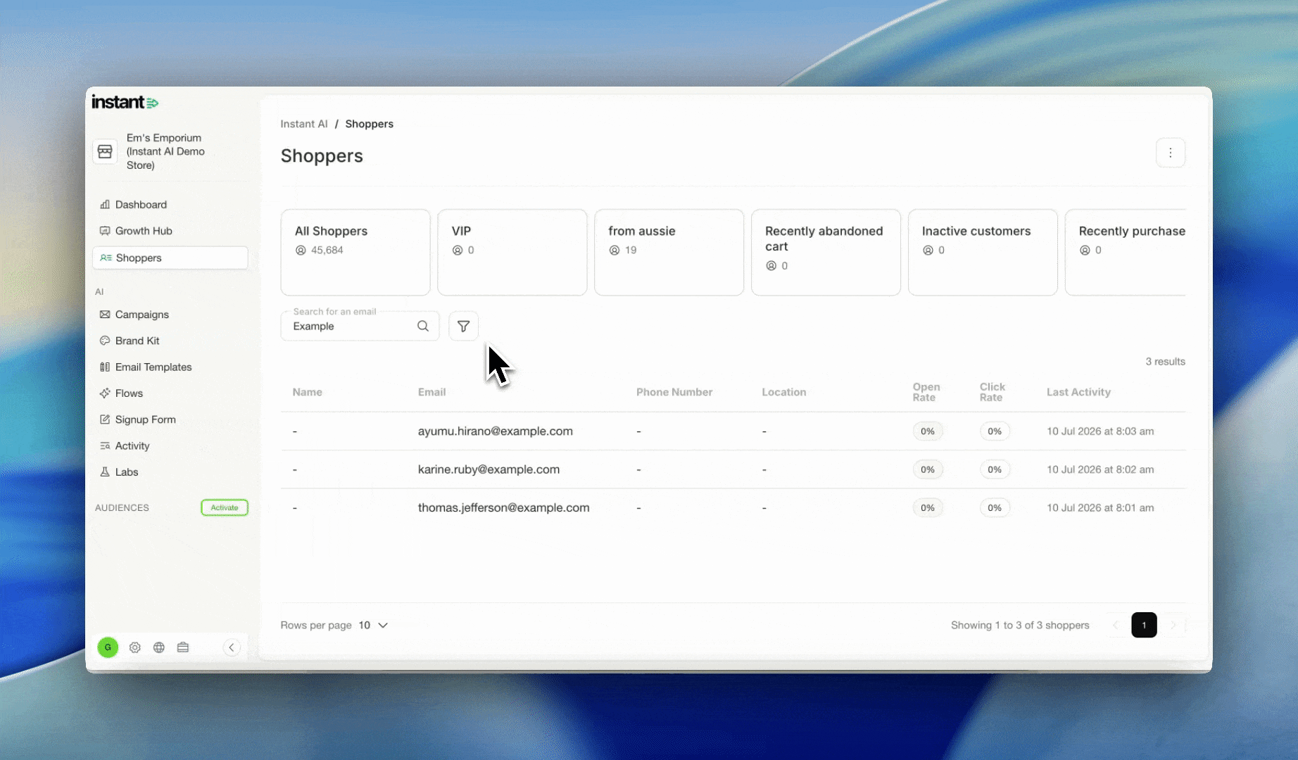Exporting a segment for Google Ads